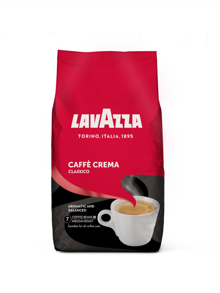 Caffe Crema Classico, 1kg, ganze Bohnen