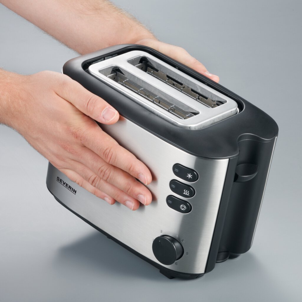 Automatik-Toaster AT 2514 Edelst./schw.