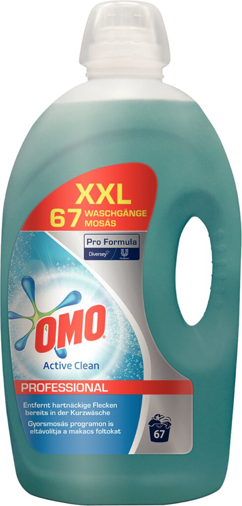 OMO Professional Active Clean Vollwaschmittel flüssig, 5 Liter