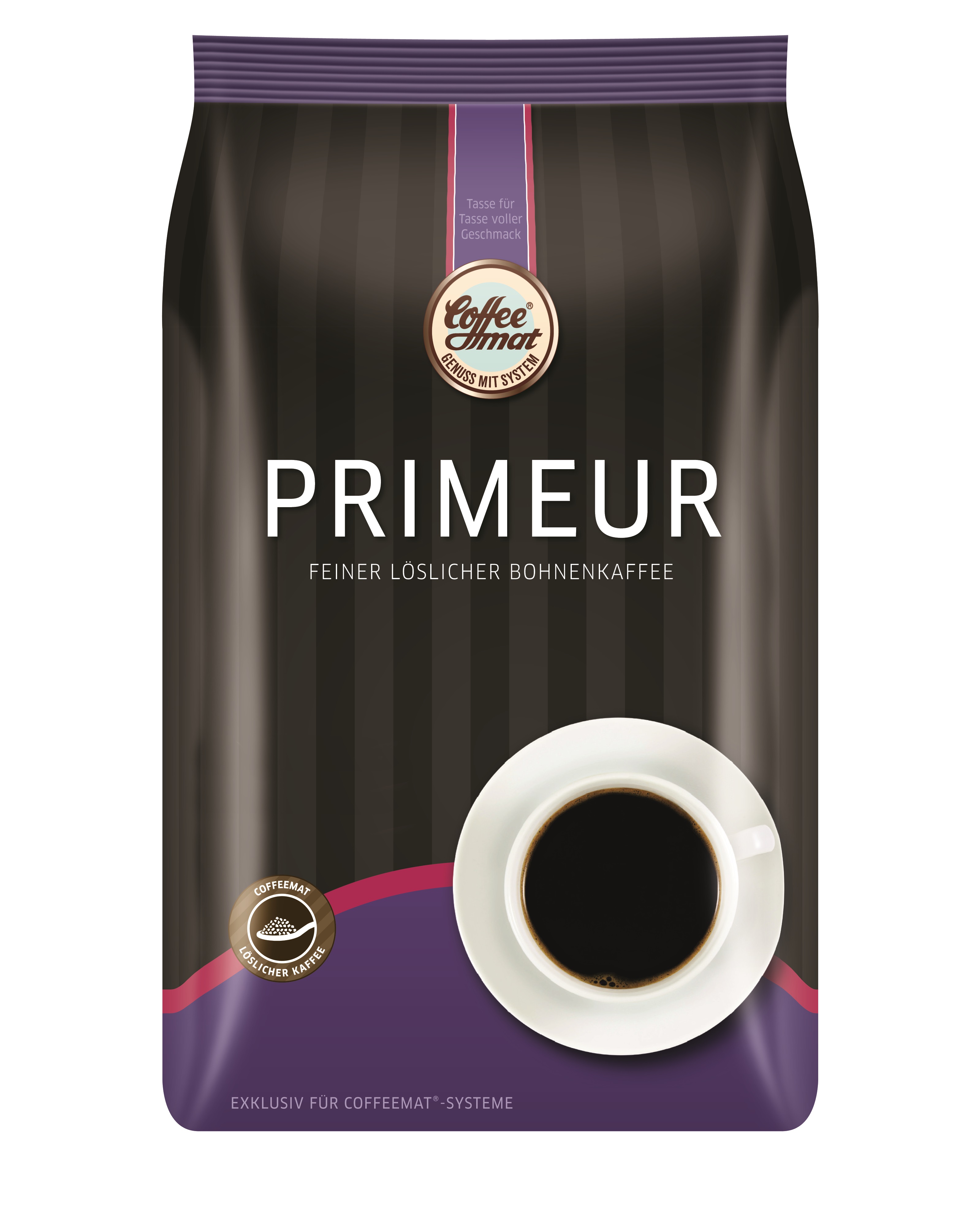 COFFEEMAT PRIMEUR löslicher Kaffee mit 4 Btl. à 208 Tassen von Jacobs