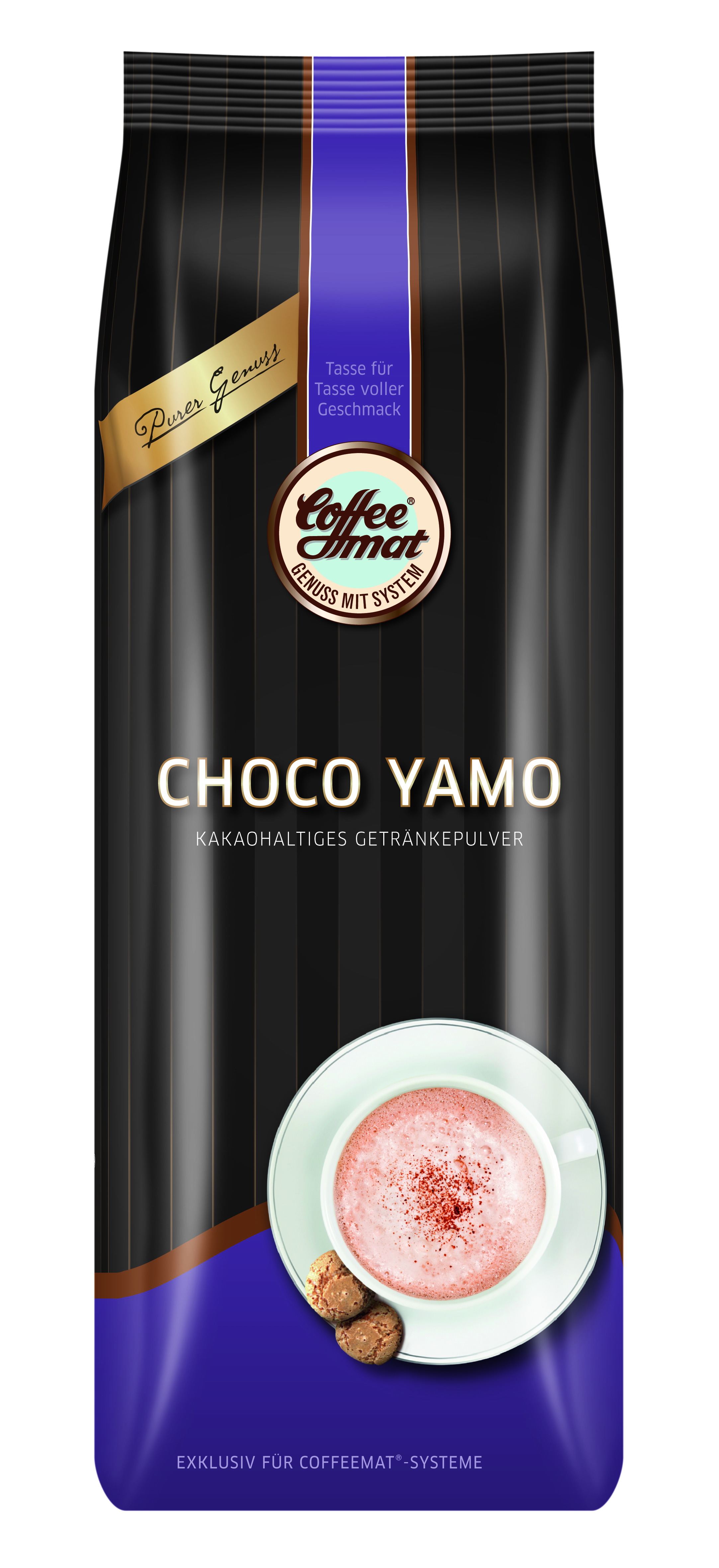 COFFEEMAT CHOCO YAMO Kakao mit 10 Btl. à 43 Tassen
