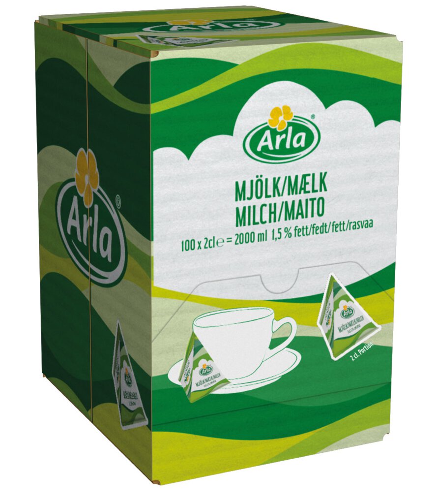 Arla Milch-Portion 1,5% Fett, 100x20ml