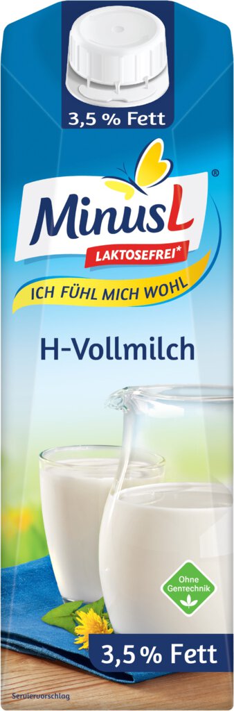 H-Milch 1 Liter,3,5% Fett, Laktosefrei